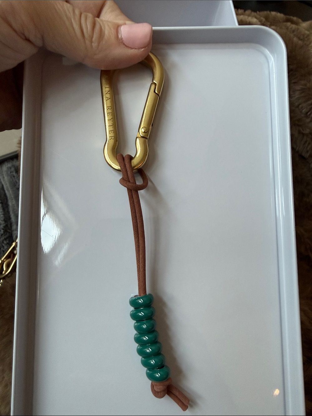 Adina Reyter Bag charm keychain